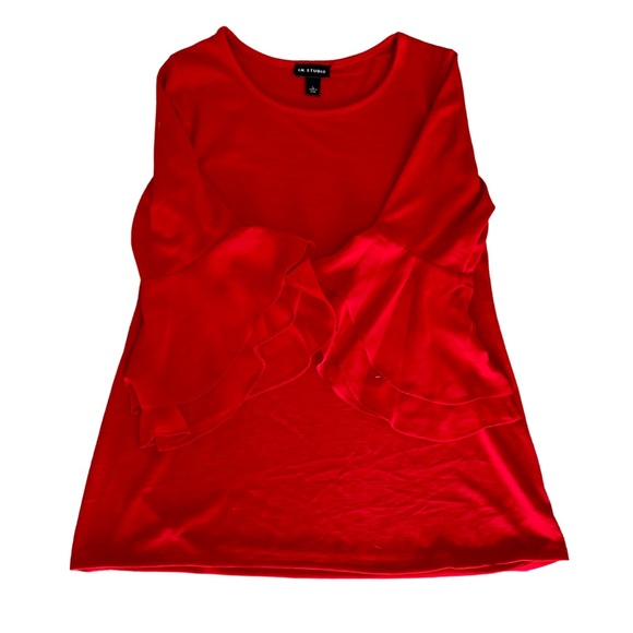 I.N. Studio Red Ladies top - Picture 6 of 10